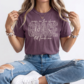 Grace Finds Me Berry Tee