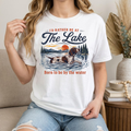 I'd Rather Be At The Lake White Tee