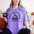 Spooky Halloween Town Violet Tee